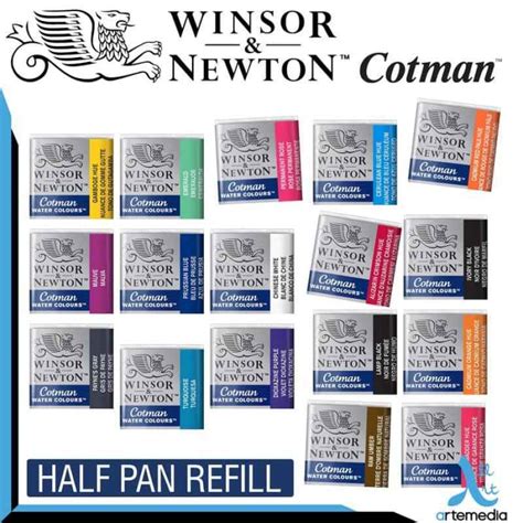 Jual Winsor And Newton Part 01 Cotman Half Pan Watercolour Cat Air