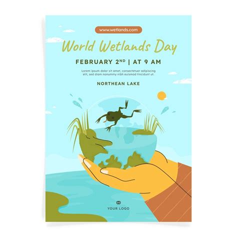 World Wetlands Day Poster Template