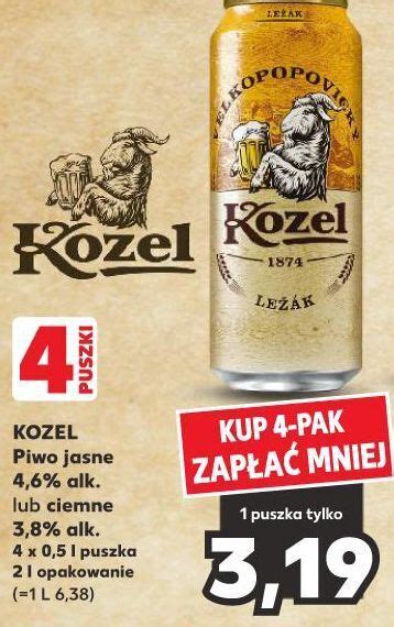 Promocja Piwo Kozel Lezak W Kaufland