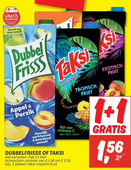 Taksi Fruitdrank Folder Aanbieding Bij Dekamarkt Details