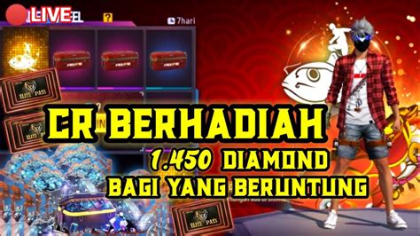 Live Ff Berhadiah Diamond Bermodal K Dana Youtube