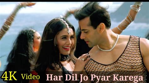 Har Dil Jo Pyar Karega Title 4K Video Song Salman Khan Rani