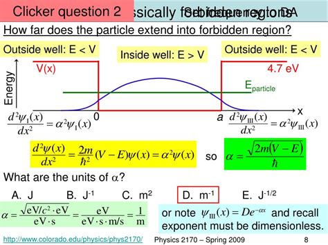 Ppt Finite Square Well And Tunneling Powerpoint Presentation Free