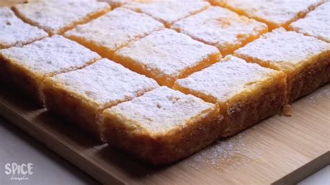 Perfect Lemon Bars Easy Lemon Bars Recipe By Spice Bangla YouTube