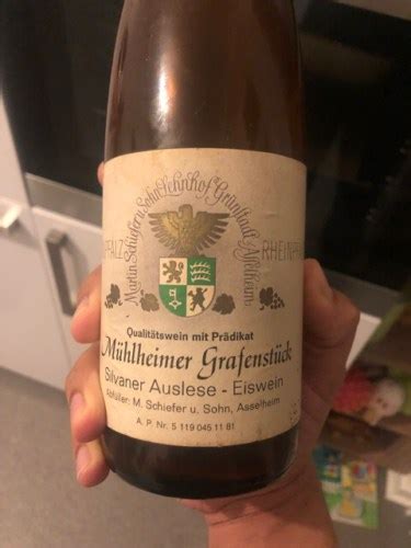 Lehnhof Mühlheimer Grafenstück Silvaner Auslese Eiswein Vivino US