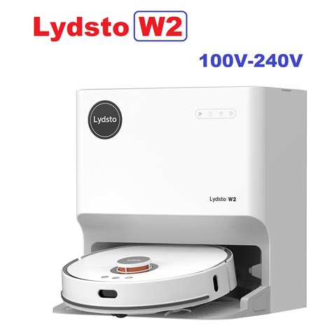 글로벌 오리지널 Lydsto W2 청소 로봇, 습식 및 건식, 자동 청소, 청소, 걸레질, 건조 및 먼지 수집 기계 ...