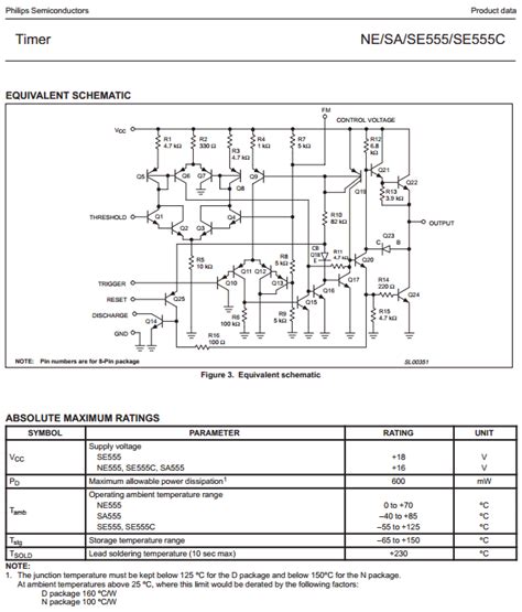 NE555 - 555 Timer IC - Philips - DataSheetGo.com