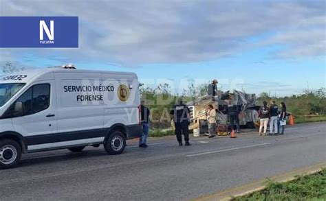 Muere Conductor Tras Quedar Prensado Dentro De Su Tráiler En La Mérida