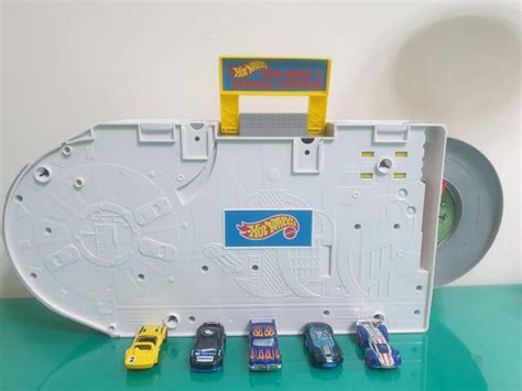 Hot Wheels手提立體停車組合 內含小汽車5台 Yahoo奇摩拍賣