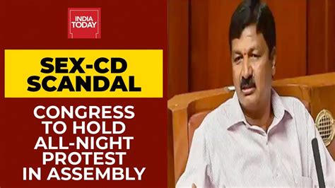 Ramesh Jarkiholi Sex Scandal Congress To Hold All Night Protest In Karnataka Assembly