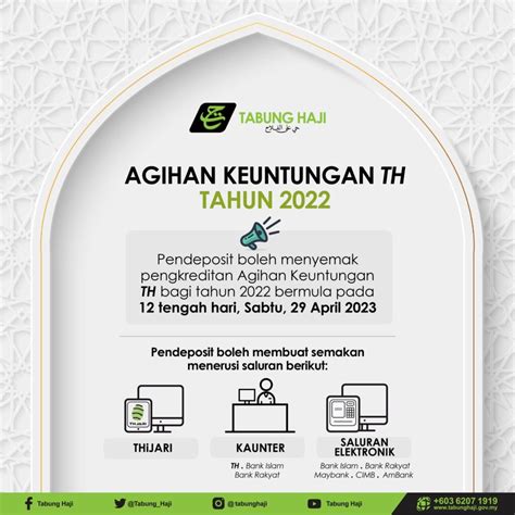 Dividen Tabung Haji Semakan Pengkreditan