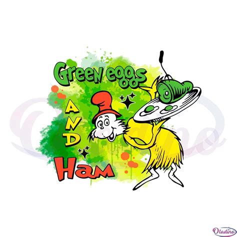 Dr Seuss Green Eggs And Ham Sam I Am