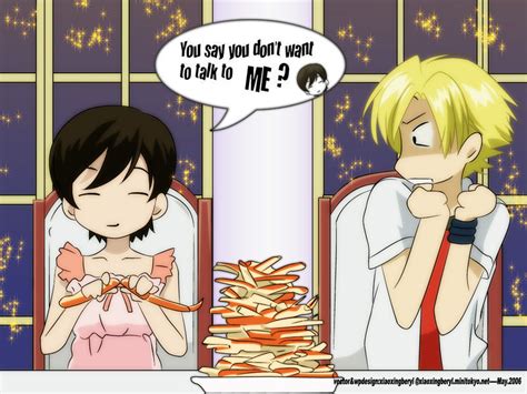 Ouran Highschool Host Club Haruhi And Tamaki Fan Art