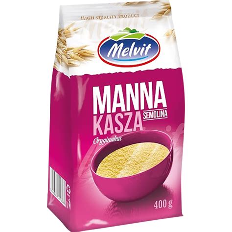 Kasza Manna Extra Drobna 400g Melvit Food Plus Online Shop Polski