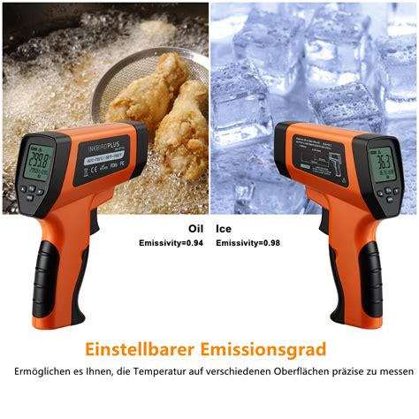 IR Thermometer Infrarot Pyrometer Laser Temperaturmessgerät Industrie