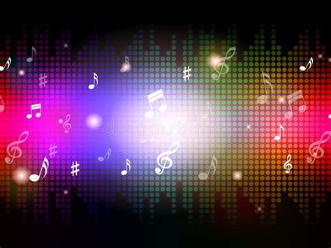 Music Background Shows Rock Pop Classical Stock Illustrations – 33 ...