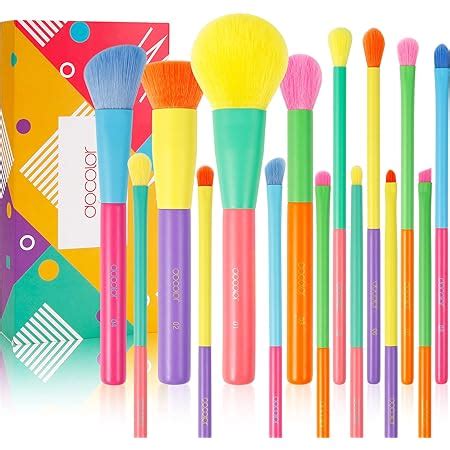 Amazon Docolor Makeup Brushes Pcs Colourful Makeup Brush Set