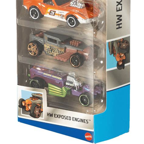 Hot Wheels 5 Pack HW Exposed Engines 2022 Scale64