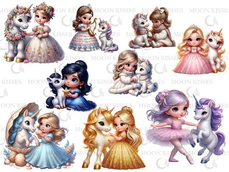 Princess And Unicorn Clipart Princess And Unicorn Clip Art Princess