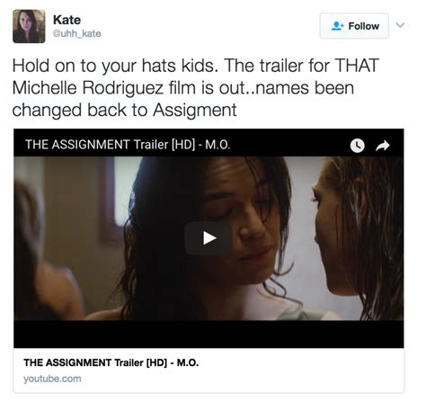 The First Trailer For Michelle Rodriguez S Controversial Sex