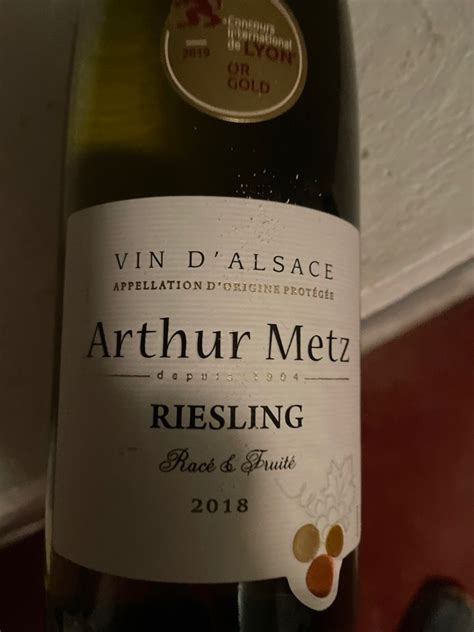 2020 Arthur Metz Riesling Altenberg De Bergbieten France Alsace