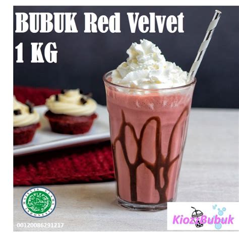 Bubuk Red Velvet Kg Red Velvet Powder Kg Bubuk Minuman Red Velvet