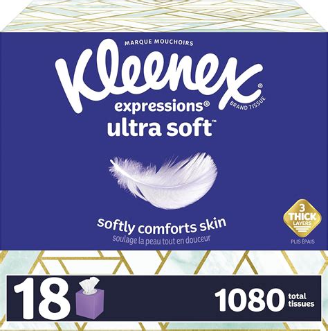 Kleenex Expressions Ultra Soft Facial Tissues Ply Hypoallergenic