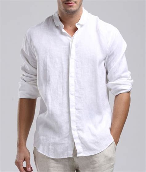 30 Simply Mens White Linen Shirts For Beach Wedding Wedding Decor