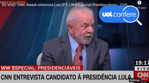 À CNN Lula admite que se eleito vai negociar indicação de cargos