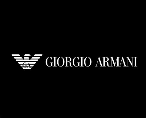 Giorgio Armani Logo Brand Symbol White Design Clothes Fashion Vector ...