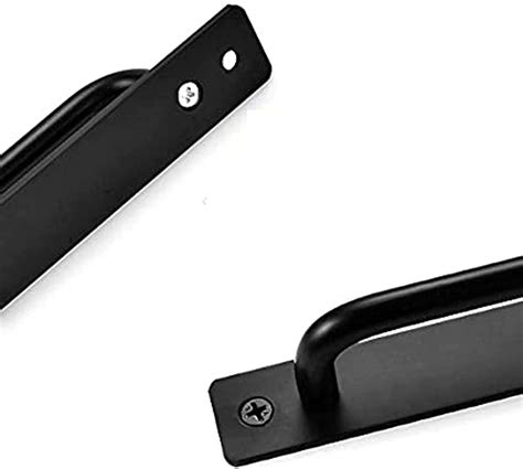 2 Pieces Heavy Duty Barn Door Handle Steel Sliding Door Pull Handle