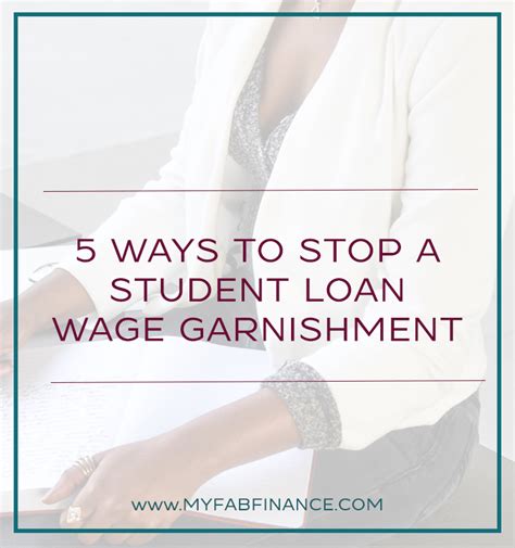 5 Ways To Stop An Administrative Wage Garnishment My Fab Finance