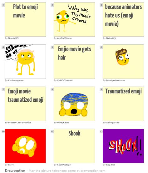 Plot to emoji movie - Drawception