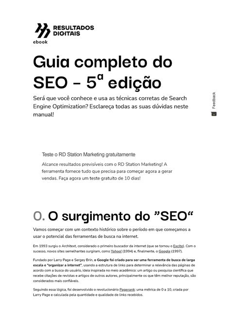 Guia Do Seo Aprenda As Melhores Práticas Para 2022 [e Book] Ebook