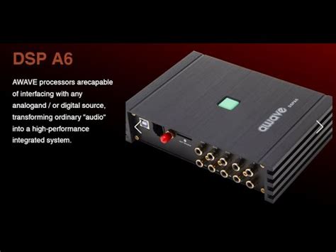 Awave Dsp A Start Up Video For Channel And Subwoofer Youtube