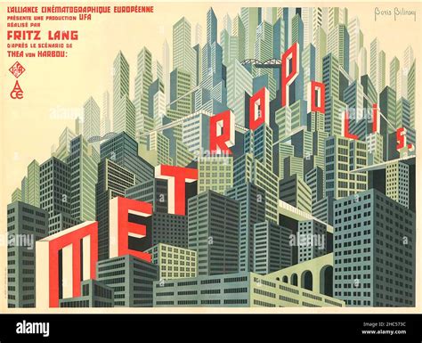 Fritz Lang Poster Metropolis Hi Res Stock Photography And Images Alamy