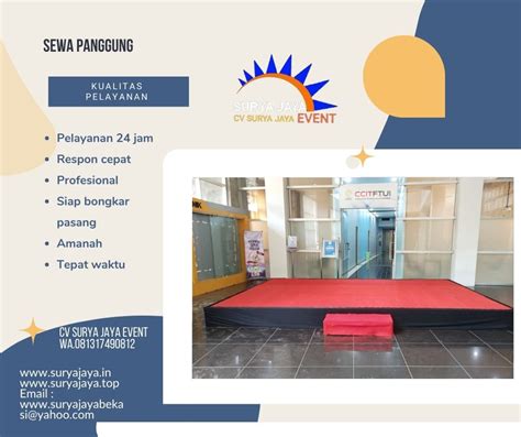 Sewa Panggung Untuk Acara Indoor