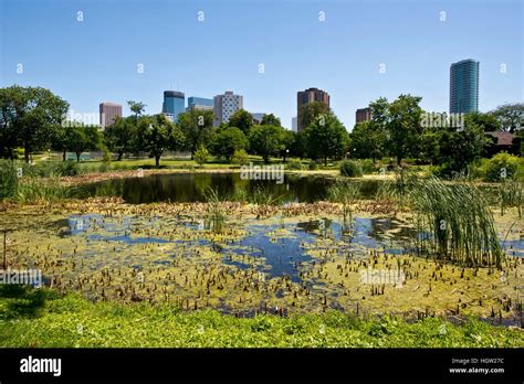 Minneapolis skyline from loring park hi-res stock photography and ...