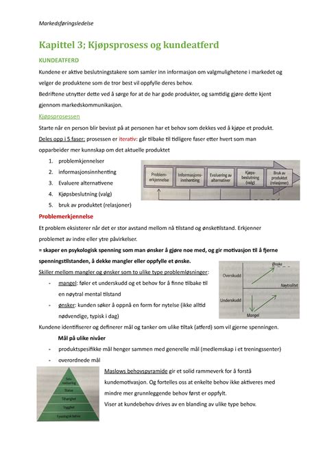 3 K Kjøpsprosess og kundeatferd Markedsføringsledelse Kapittel 3
