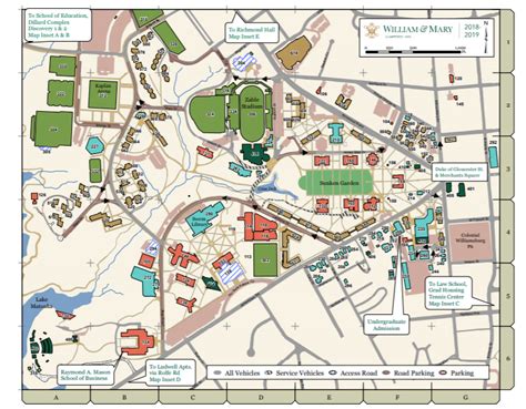 William And Mary Campus Map – The World Map