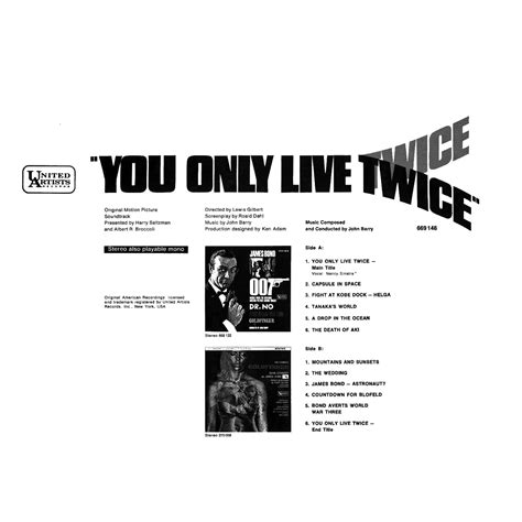 You Only Live Twice Lp Cover Archives