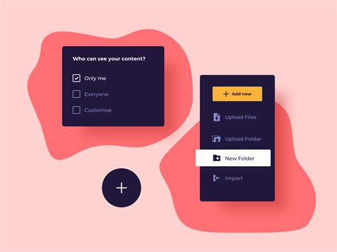 ui design daily dark theme components
