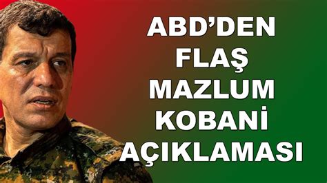 ABDden Mazlum Kobani Açıklaması YouTube