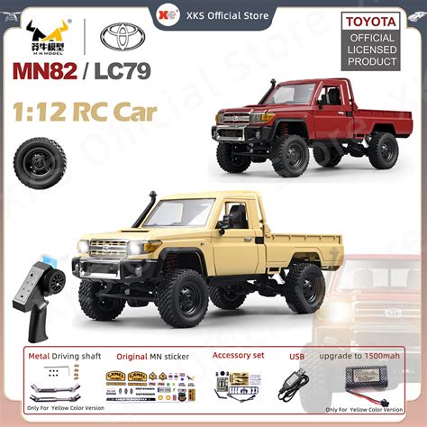 Mn82 Rc Car 1 12 Full Scale 2 4G 4WD 280 Motor Remote Control Off Road