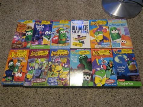 Veggietales Vhs Lot Of Ultimate Silly Song Countdown Larry Boy