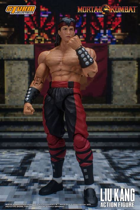 Toystnt Mortal Kombat Figura Liu Kang Cm Storm Collectibles