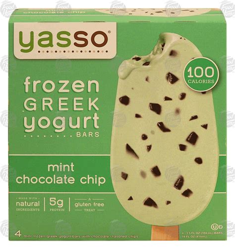 Yasso Mint Chocolate Chip Frozen Greek Yogurt Bars Count 14 Fl Oz