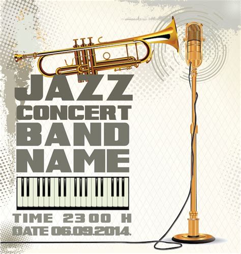 Premium Vector | Jazz music background