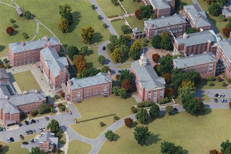 Photo-Realistic Map Artwork: Sweet Briar College