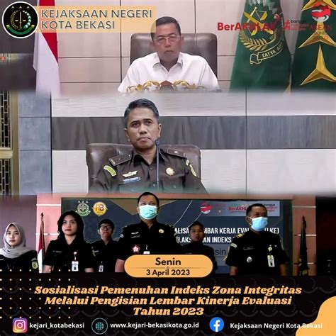 Sosialisasi Pemenuhan Index Zona Integritas Melalui Pengisian Lembar